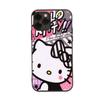 HK1 Hello Kitty Black Sofe Case for iPhone 16 15 Plus 14 13 Pro 8 SE XR XS Max P30 Nova 5T Y5P Y6 Y7 Y8P Y9 Realme C30 C33 C31 VIVO Y36 V27