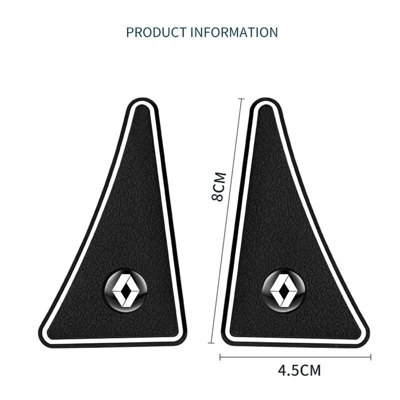 2Pcs Car Door Protector Anti-collision Strip NKIF Sticker Corner Cover Accessories For Renault Clio Laguna 2 Megane 2 3 Duster RS