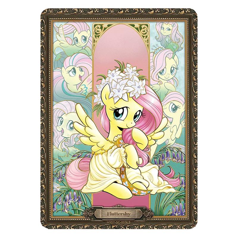 Genuine My Little Pony Card Friendship Eternal 6 7 8 Huiyue Series SC SLR SGR UR Cute Princess Anime Collectible Cards Toy