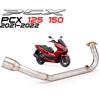 For PCX125 PCX150 PCX 125 150 2021 - 2022 Motorcycle R11 Exhaust Escape Full System Muffler Front Mid Pipe