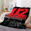 1pc U2, Rock Crusade Blanket Soft All Season Throw with Vibrant Design, Perfect for Home, Travel, and Gifts, Ideal for Naps and Camping