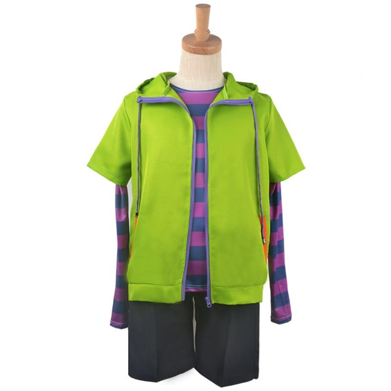 Anime SK8 The Infinity Cosplay Costume Chinen Miya SK Eight Cosplay Halloween Party Cos Outfits Jacket Tail Gloves 6Pcs/Set