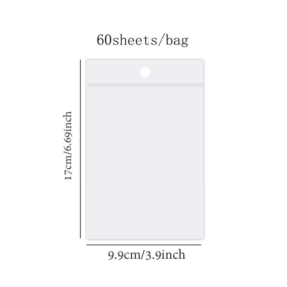 60 Pcs Multifunctional Hard Card Stickers Multipurpose Decorative Stickers New DIY Handbook