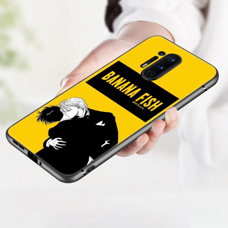 Силиконовый чехол для телефона с изображением банановой рыбы и аниме для OnePlus 10T 10R 9RT 8T 7T Pro Nord 2 N10 N100 N200 CE2 Lite 2T ACE 5G, черный чехол