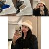Stylish Warm Winter Knit Hat For Women Cute Plush Design With Ear Protection