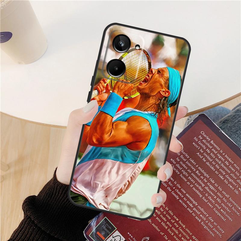 Rafael Nadal Case For Realme GT Neo 5 3 2 3T 8 9 10 Pro Plus C33 C35 C31 C30 C11 C15 C25 C21Y C55 Cover