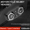 X11 Bluetooth гарнитура для мотоциклетного шлема водонепроницаемые беспроводные наушники 1200 мАч громкая связь шумоподавление мотоциклетные наушники