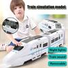 Simulation of High-speed Rail Train Electric Sound Light Small Train Model Boys and Girls Children's Toys