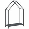 VidaXL Firewood Rack Anthracite 60x25x90 Cm, Fireplace Log Holder, Log Holder, Log Rack 864309