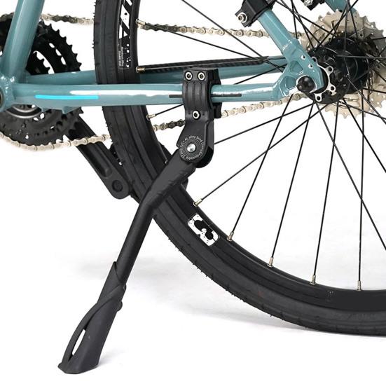 Велосипедная подставка из алюминиевого сплава, высокая грузоподъемность, противоскользящая боковая подставка, регулируемая по высоте подножка 24-29 дюймов, велосипедные аксессуары
