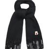 GRAVER [BAG&ACC] Polar Bear Embroidered Bold Muffler_Black