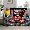 Mysterious Little Monster Blanket Flannel Blanket for bed, sofa, Camping, Hiking, Picnic Essentials, gift for family Fan gifts