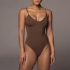 Sexy Tight Bottoming Women's Summer Backless V-Neck Suspender Bodysuit