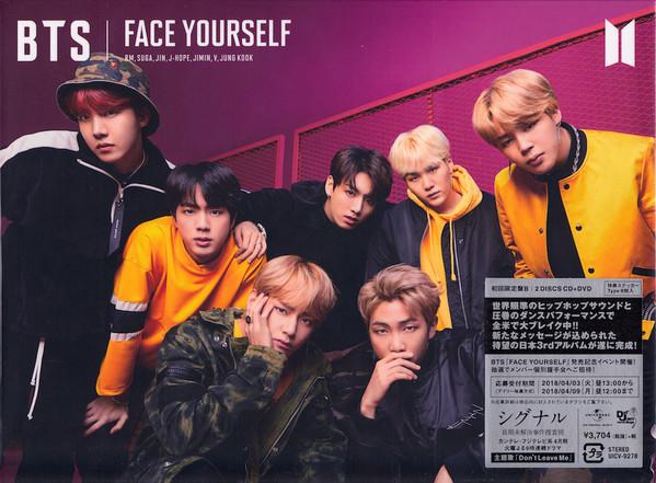 CD BTS BTS FACE YOURSELF UICV9278 Universal Music 2018 Япония KPopАзия Б/у