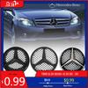 Хром Черный Значки Стиль OE Для Mercedes Benz B C GLK W245 W204 X204 Высококачественный ABS Передняя Решетка Подсвечиваемая Звезда Em