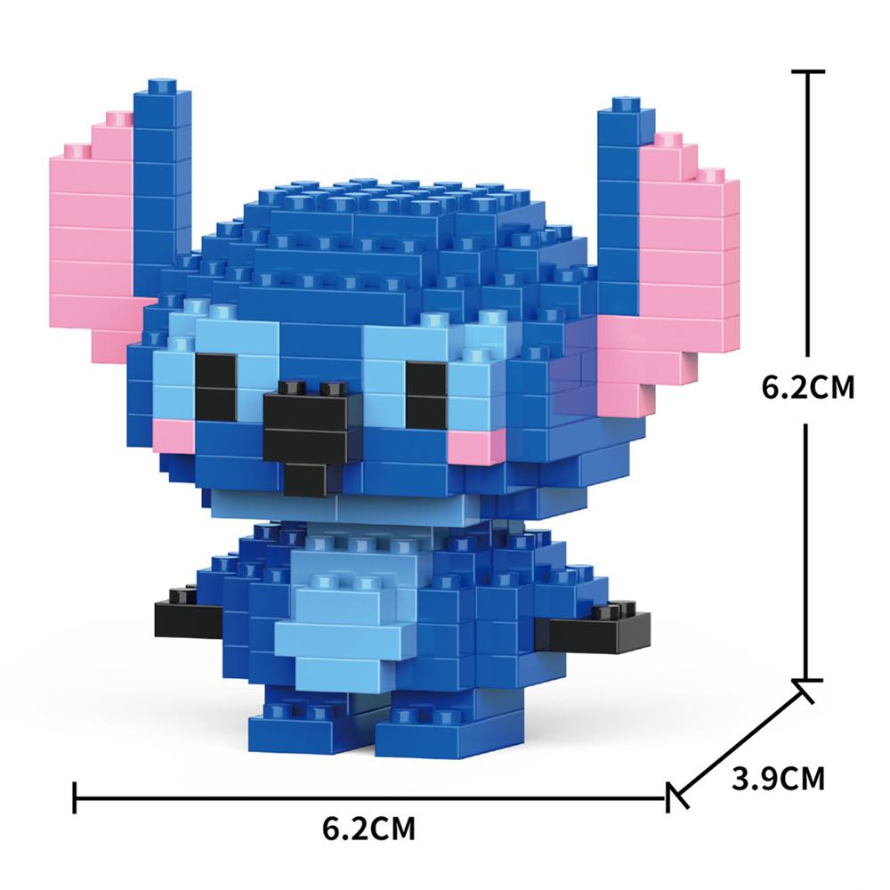 Cartoon Anime Blocks Kuromi My Melody Cinnamoroll Mouse Building Blocks Doll Toy Kids Birthday Gift