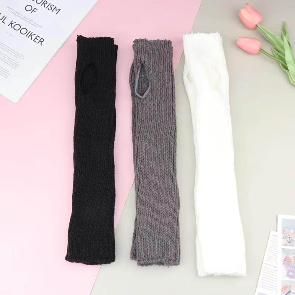 Y2k Winter Leg Warmers Fluffy Goth Accessories Foot Covers New Boot Socks Women