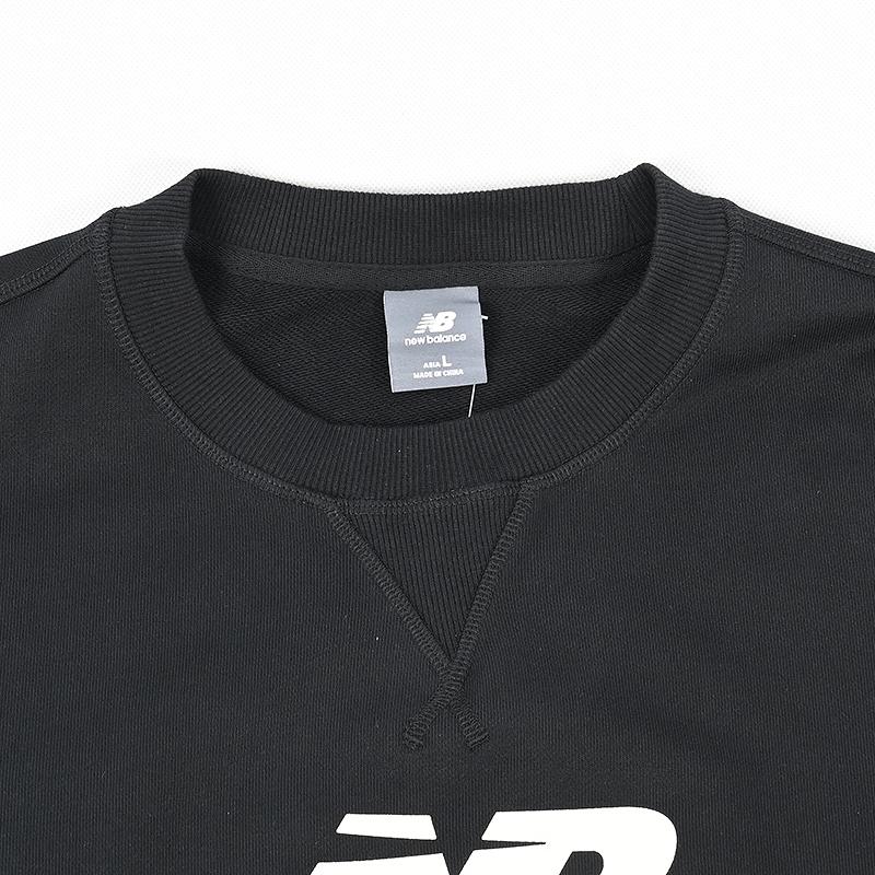 New Balance Толстовка унисекс черная AMT41356-BK
