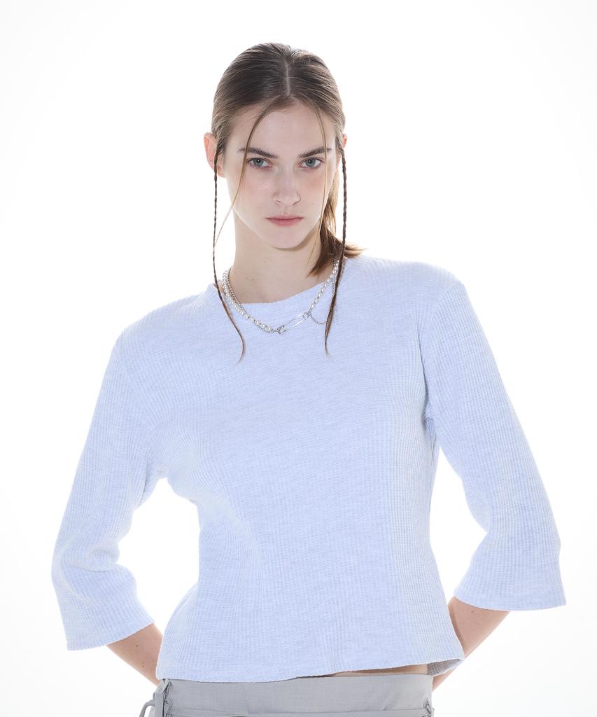 LARTIGENT L14 Waffle T-Shirt (Melange)