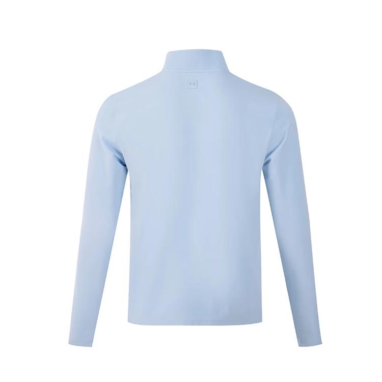 Under Armour Meridian Solid Color Breathable Long Sleeve Half Zip T-Shirt Men Tops 1387905-464