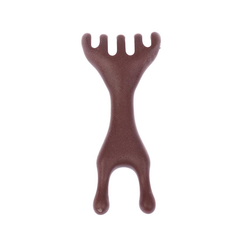 1 шт., деревянная расческа для массажа меридианов тела с широкими зубцами, расческа для лица, глаз, плеч, шеи, акупунктурная терапия, кровообращение, инструмент гуаша