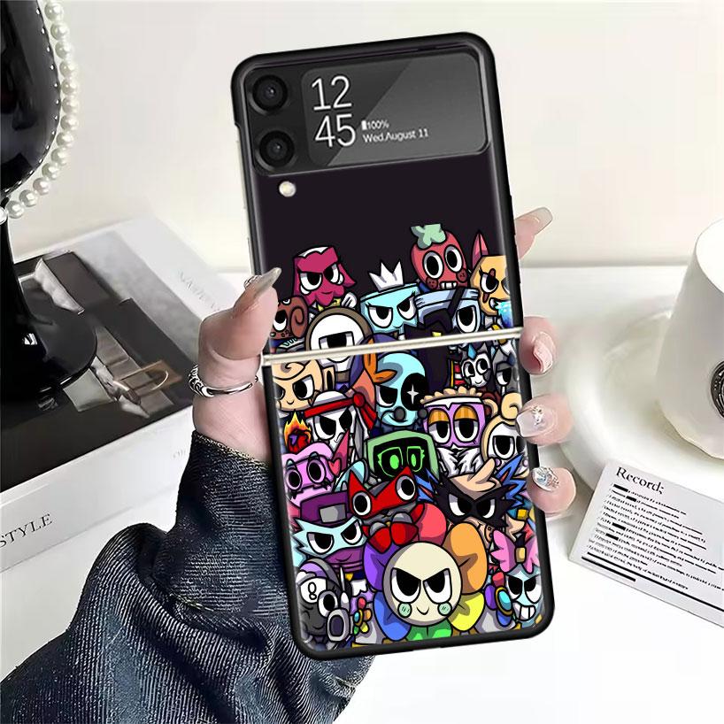 Игровые чехлы Dandys World для Samsung Galaxy Z Flip 4 5 6 7 3 Z Flip7 Flip6 Flip4 Flip5 Flip3 5G Жесткий противоударный чехол Fundas