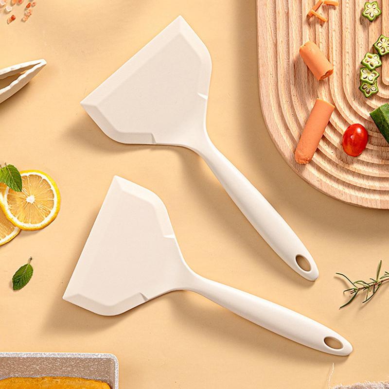 Силикагелевая лопатка Бытовая кухонная утварь Антипригарная лопатка для готовки Интегрированная силиконовая кухонная утварь Удобная ручка
