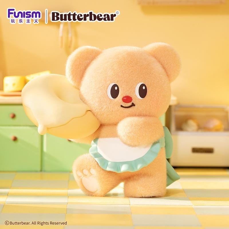FUNISM Оригинальная слепая коробка ButterBear в рабочие дни Милые декоративные предметы Счастливая работа Полная любви Фигурки Мастера выпечки