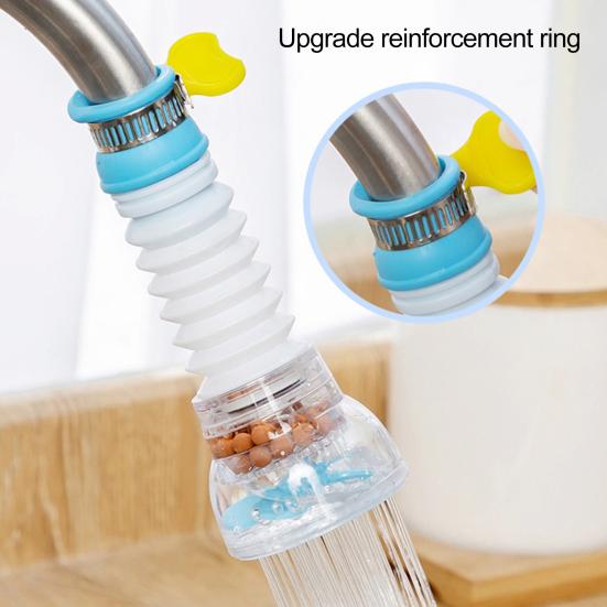 Фильтр для крана, вращение на 360 градусов, съемный брызгозащищенный, прочный, для раковины, фильтр с насадкой для крана, кухонные принадлежности