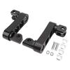 Motorcycle Foot Peg Highway Bracket 360 Degrees Adjustable Rugged Foot Peg Extension Bracket for Touring