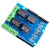4 Channel 5v Relay Shield Module, Four Channel Relay Control Board Relay Expansion Board for Arduino For UNO R3 Mega 2560