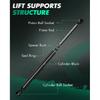 SCITOO Hood Trunk Lift Supports Replacement Struts Gas Springs Shocks Fit for Chrysler 300 2005-2008
