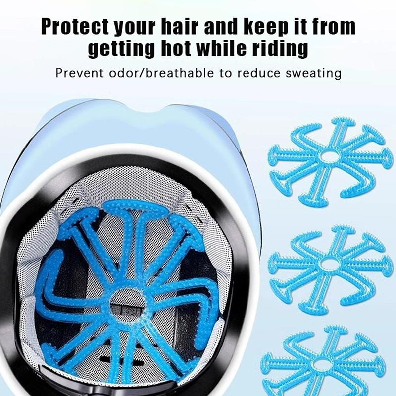 Гибкий шлем, антидеформационный внутренний силиконовый вкладыш, вентилируемый вкладыш для шлема, подкладка для шлема, аксессуары для мотоциклетного шлема