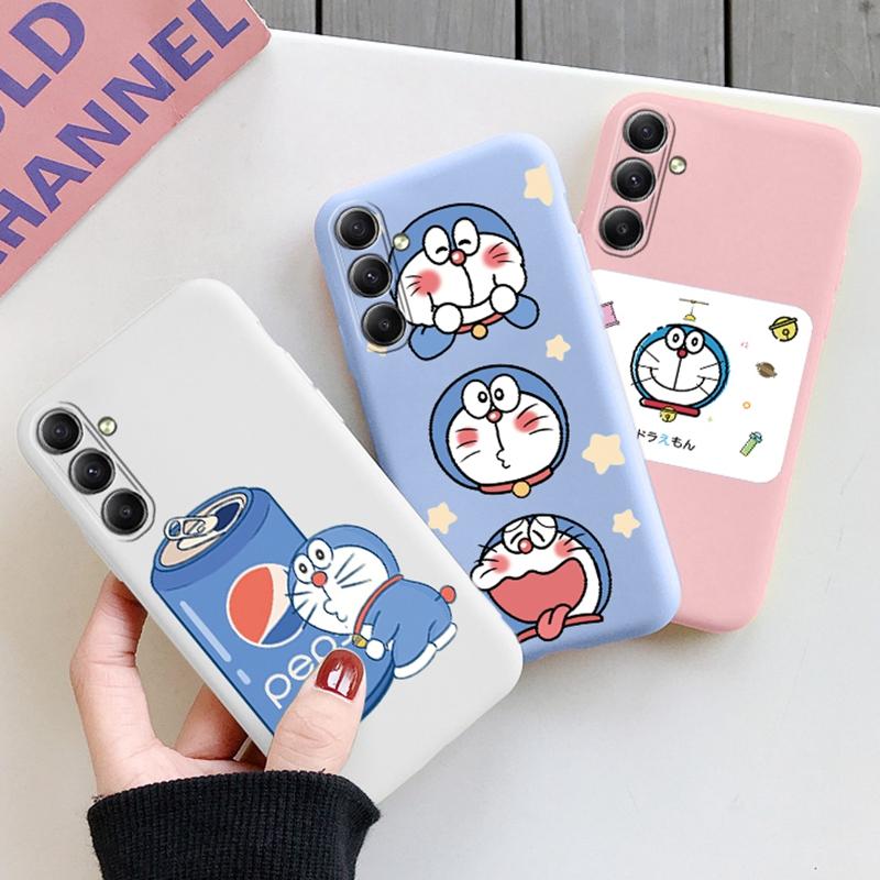 Cartoon Patterned Soft Silicon Case For Samsung A55 M35 S24 Xiaomi Redmi Note 13 Pro 13C iPhone Huawei Honor Realme Camera Protective Shockproof Cover