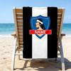 1pc Football4 Beach Towel with Custom Name, Beach/Swimming/Bath/Picnic/Camping Towel, Suitable for Seaside Beaches