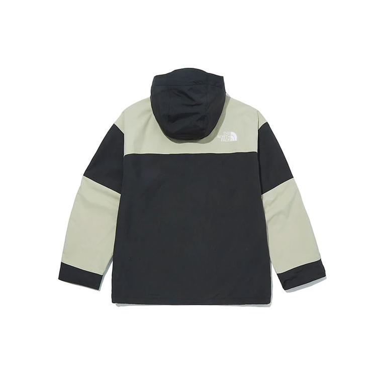 THE NORTH FACE Windbreaker Jackets Unisex Black/Khaki Hooded Moderate NJ2HM09C