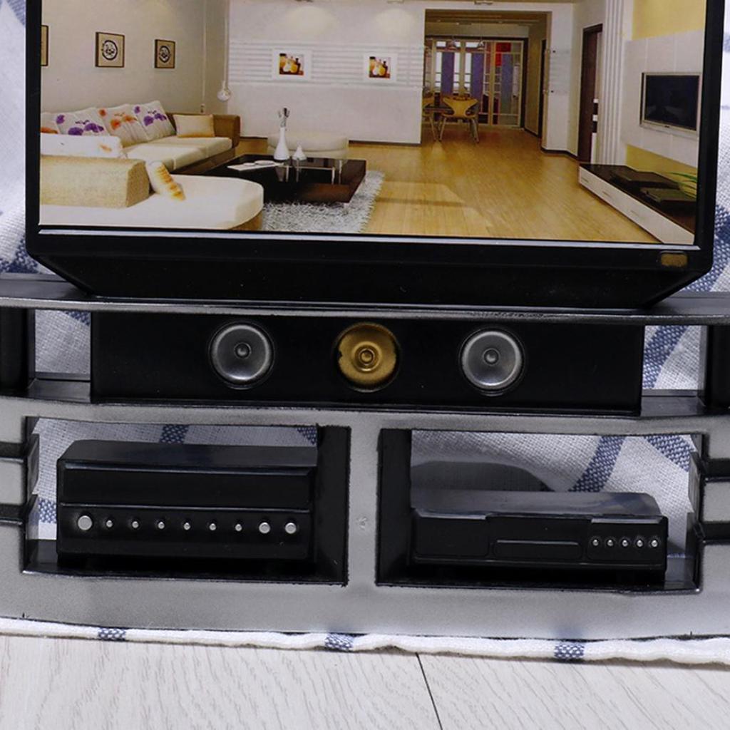 BABY ACC Miniature TV Speaker Appliance Set Kids Pretend Play Toy Dollhouse Accessory