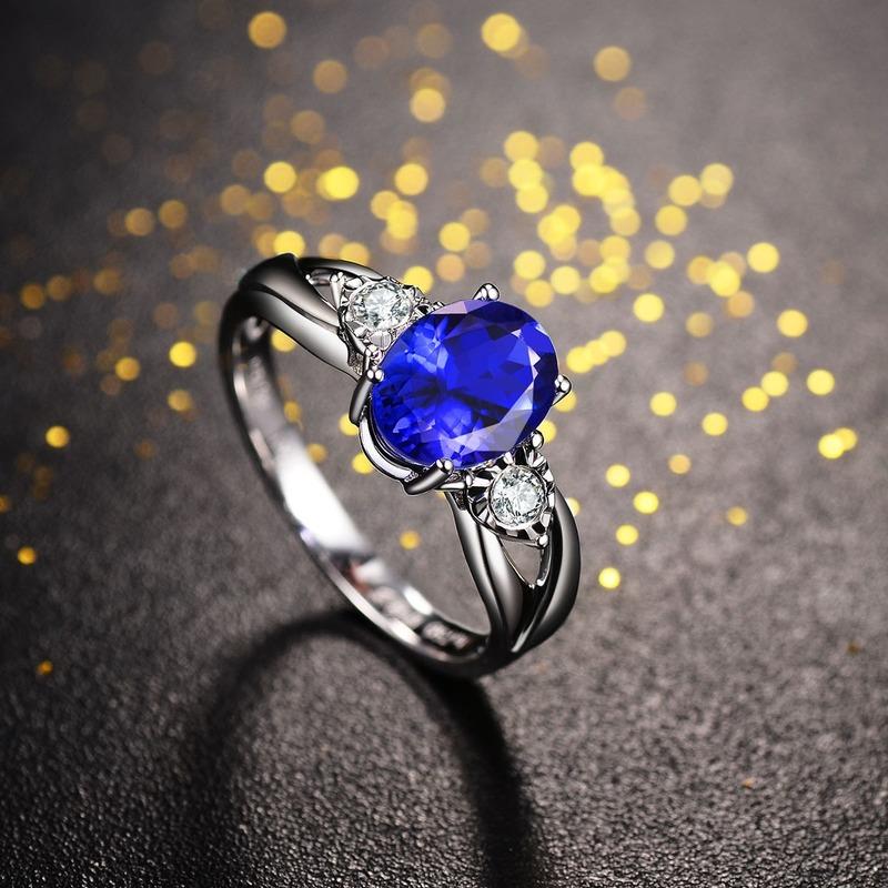 Sace Gems Классическое кольцо из медного сплава с цирконом, женские ювелирные изделия, свадебный подарок, открытая вечеринка