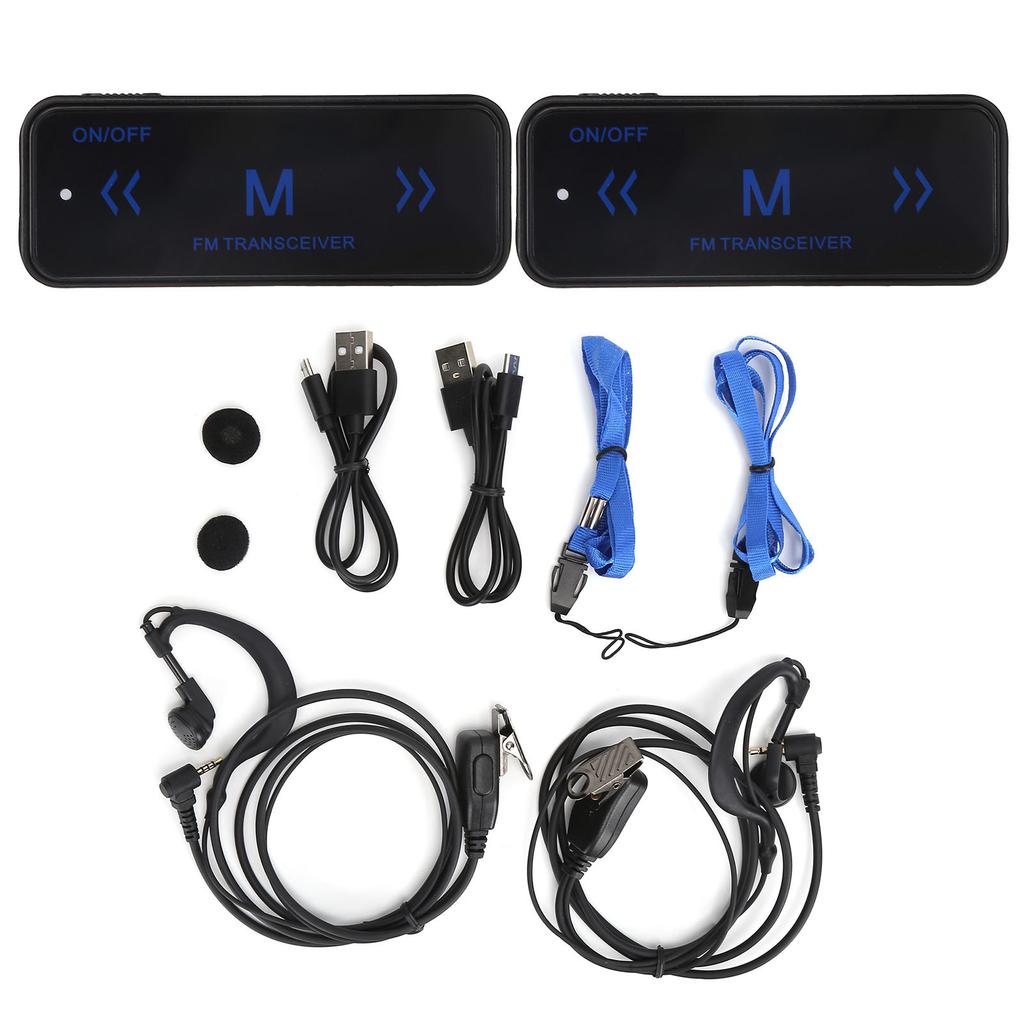 V108 1 Pair of Mini Walkie Talkies Rechargeable Handheld Long Range Walkie TalkieV108