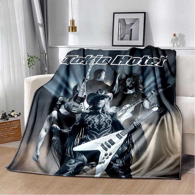 2025 Новый Стиль Tokio Hotel Рок-группа Билл Том Каулитц Плед, Мягкий Плед для Дома Спальни Кровати Дивана Покрытие Подарок для Детей