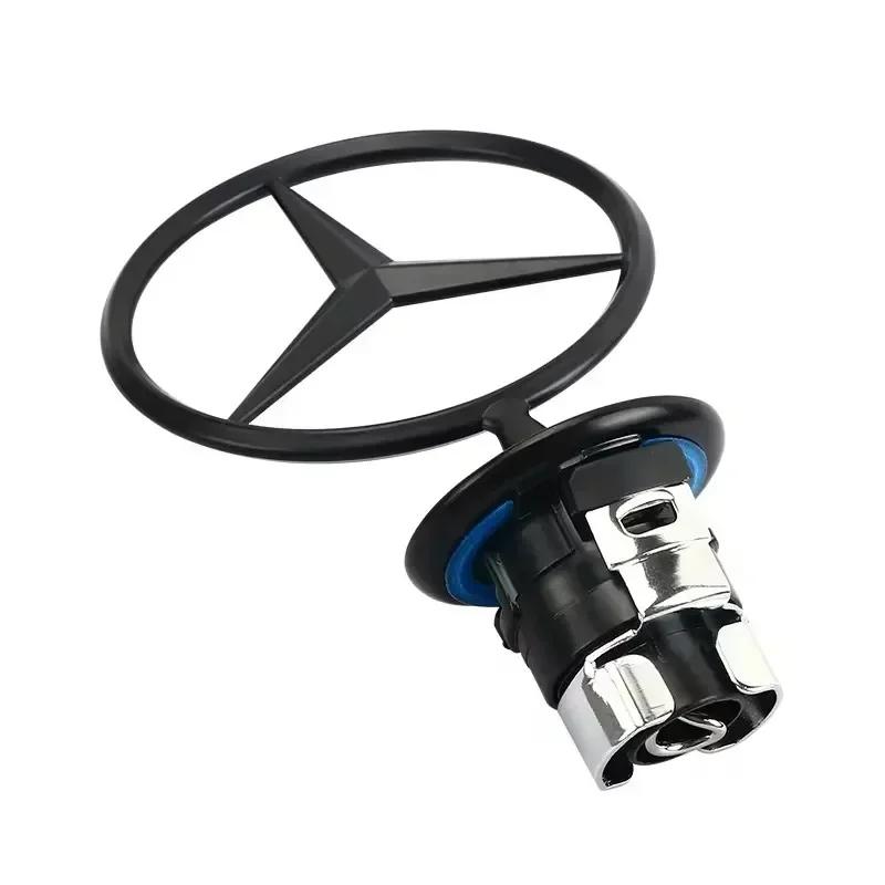XCEAA1 For AMG Car For Mercedes benz AMG 1Pcs Car Front Bonnet Logo Emblem Zinc Alloy Decorate Badge For Mercedes Benz W204 W220 C180