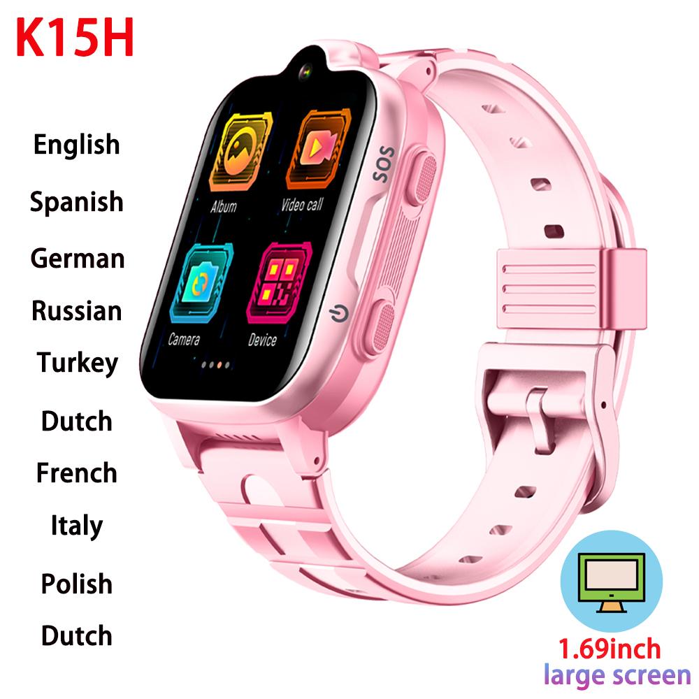 4 г детские умные часы с камерой Sos, водонепроницаемые GPS, Wi-Fi, монитор для видеозвонков, трекер местоположения, умные часы, детские часы