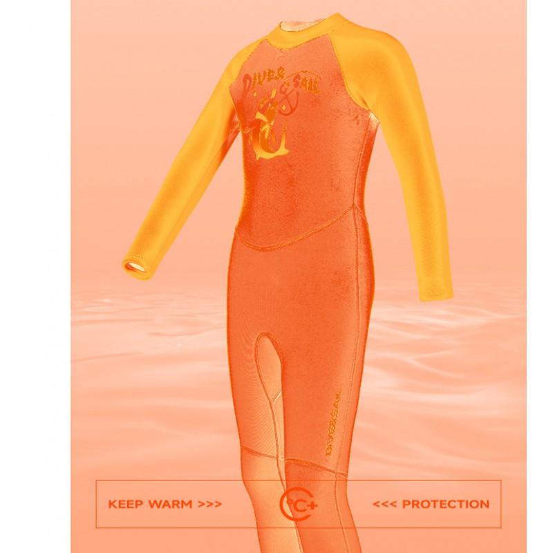 2.5mm Kids Full Body Wetsuit Snorkeling Diving Swimming Warm Thermal Rash Guard Suit