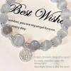 Shiny Crystal Bowknot Pearl Bracelet Bangle Women's Jewelry Gift Elastic Rope