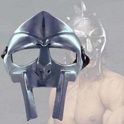 Маска для лица гладиатора MF Doom, костюм для вечеринки в стиле фэнтези, шлем римских гладиаторов Arena Maximus