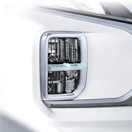 Front & Rear Fog Light Cover Surrounds For Mitsubishi Outlander Sport -