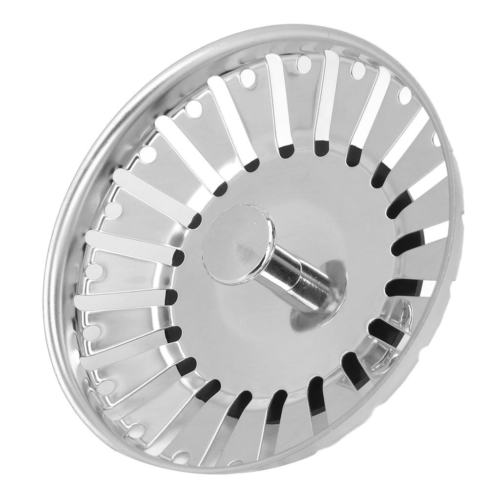 Kitchen Sink Strainer Basket Thickening Stainless Steel Sink Stopper for Standard Drains