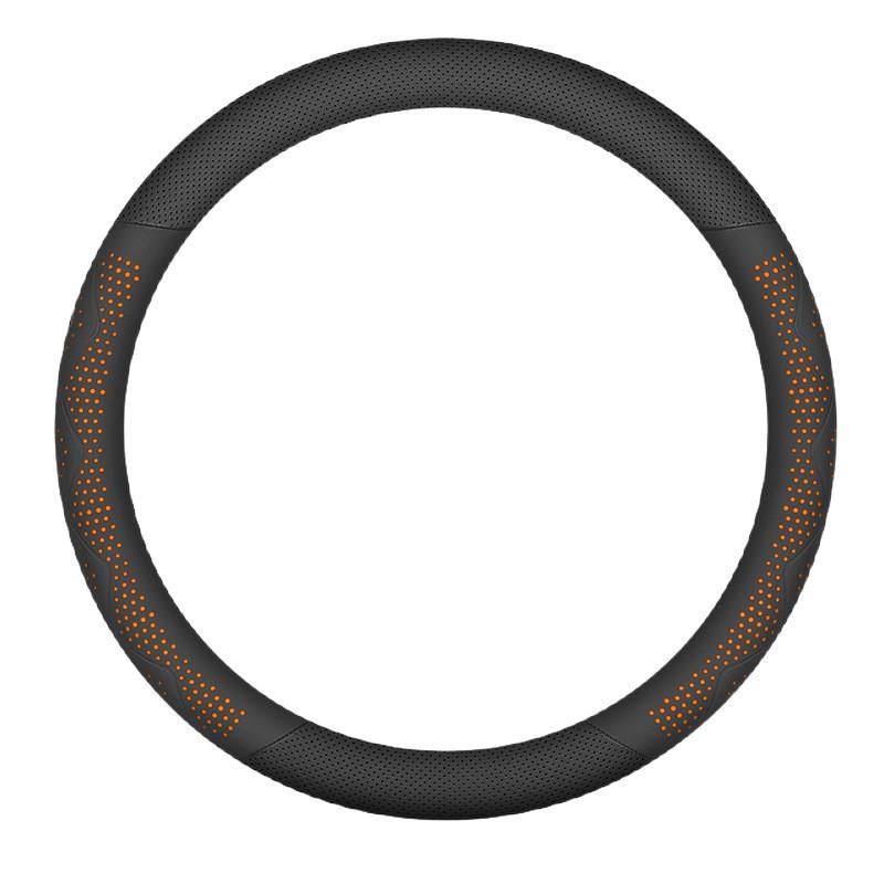 Ultra-Thin Breathable Steering Wheel Cover Universal Fit 38cm Diameter Sport Style Car Interior Accessory