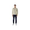 Li-Ning Мужская толстовка Fitness Series All-Weather Plain Crew Neck, цвет молочно-белый AWDT737-2
