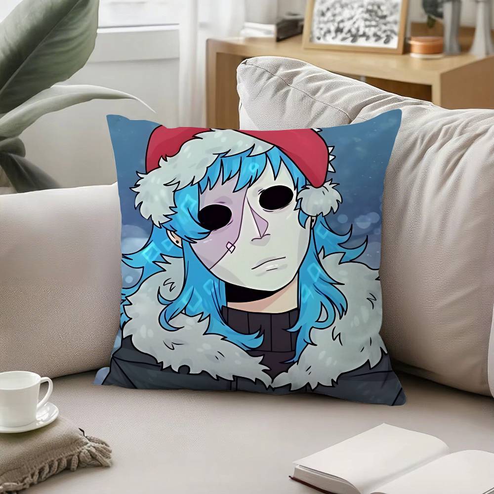 Cool CSally Facew Pillow Case Sofa And Living Room Decorative Cushion Covers Dustproof And Miteproof Invisible Zipper